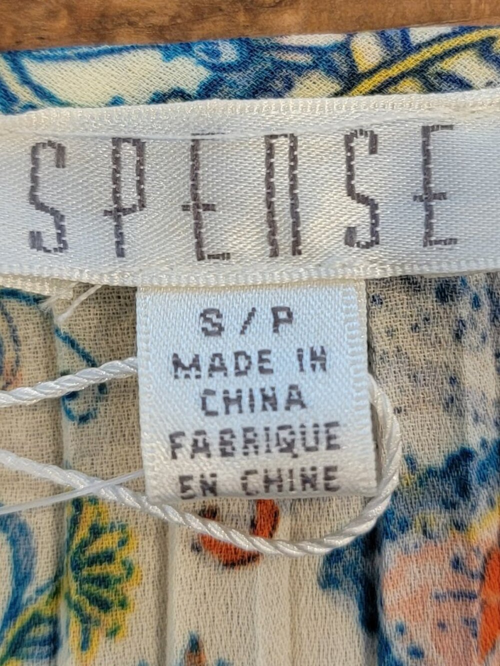 Spense Spring Breeze Bohemian Floral Print Blouse - Picture 12 of 12